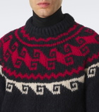 Moncler Grenoble Fair Isle wool and alpaca-blend sweater