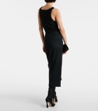 Nili Lotan Mariha virgin wool midi skirt