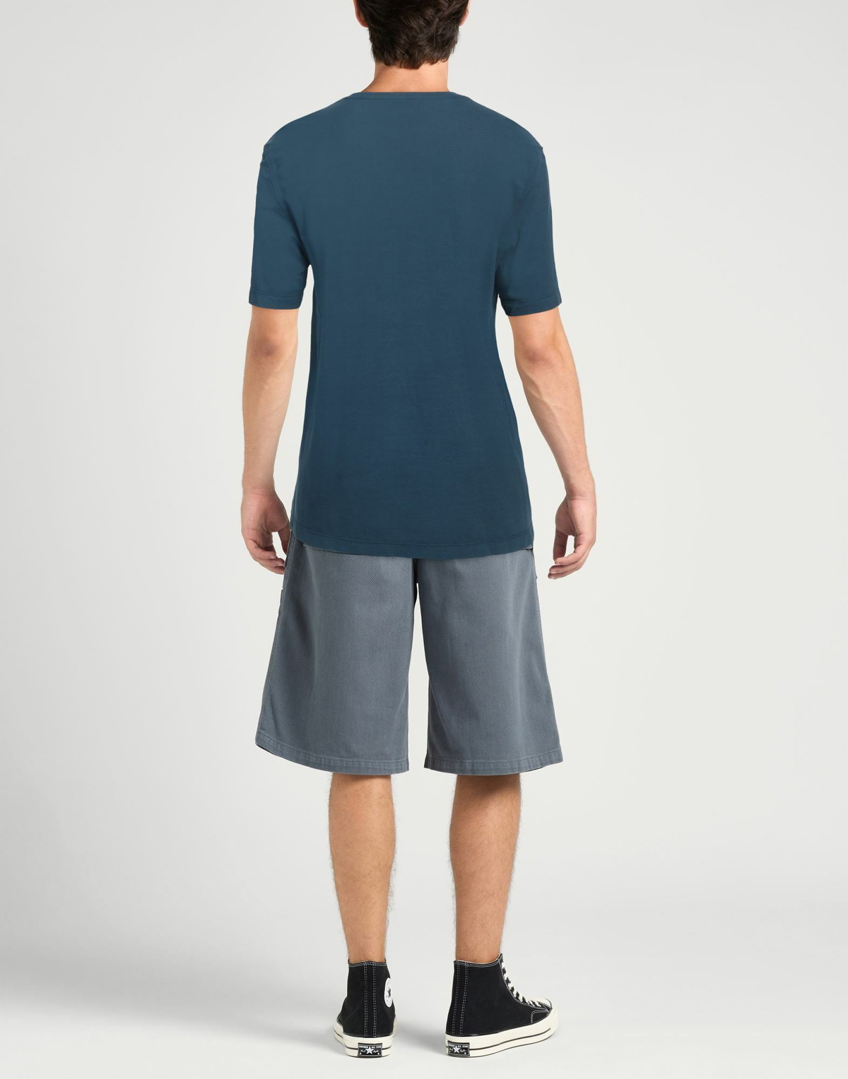 Drumohr Mens T-shirt in Navy