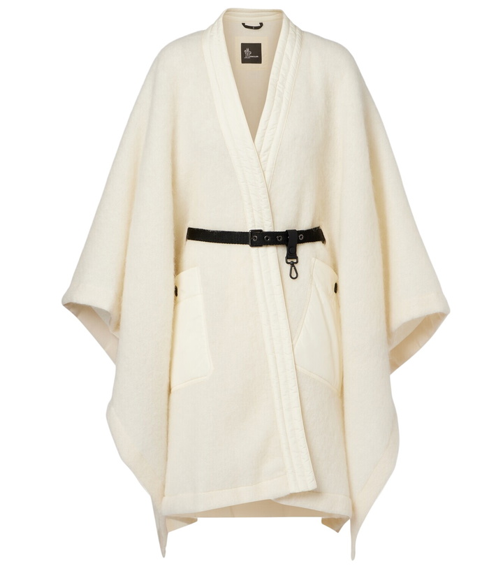 Photo: Moncler Grenoble Belted mohair, alpaca, wool-blend sweater