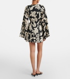 Cala de la Cruz Vera printed linen minidress
