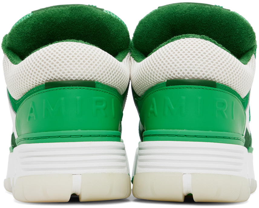 AMIRI White & Green MA-1 Sneakers Amiri
