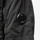 C.P. Company Men's Chrome-R Zip Pocket Anorak in Black