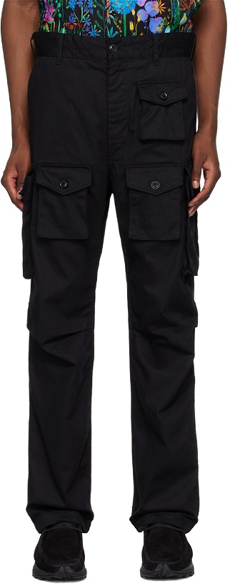 Photo: Engineered Garments SSENSE Exclusive Black FA Cargo Pants