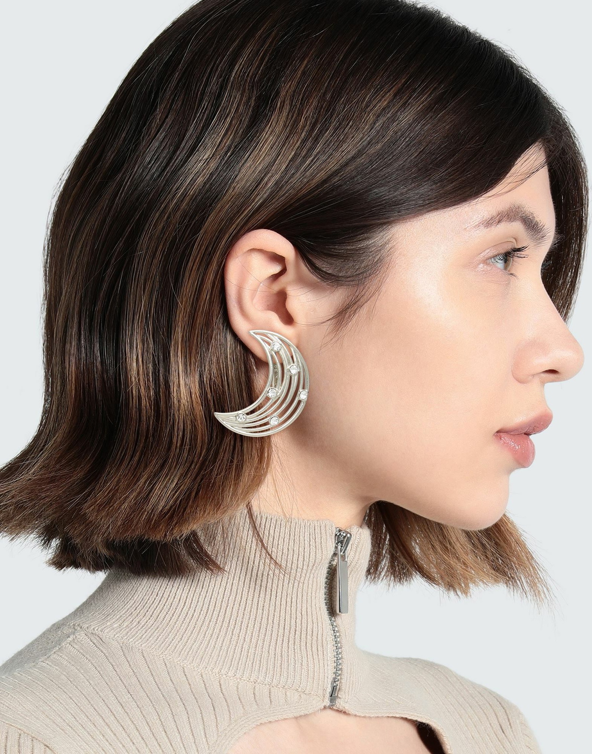 Alberta Ferretti Womens Earrings in Silver