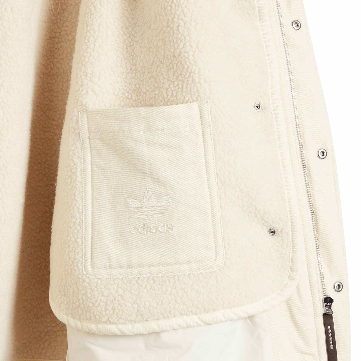 Adidas x Wales Bonner Coach Jacket in Wonder White