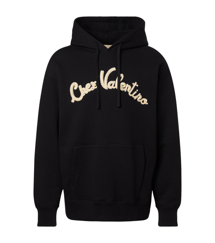Photo: Valentino Chez Valentino cotton jersey hoodie