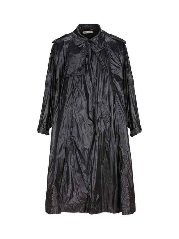 Photo: Saint Laurent Nylon Trench Coat