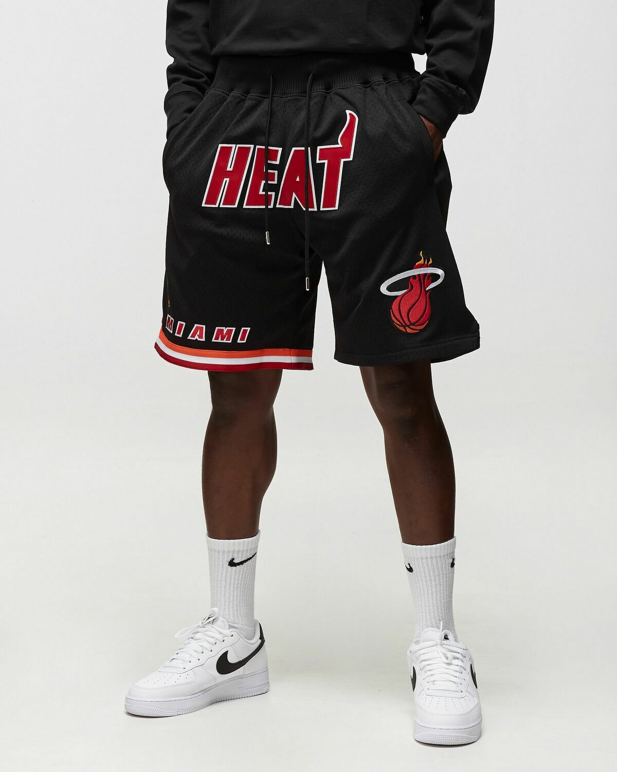 Mitchell & Ness JUST DON MIAMI HEAT SHORT Black Mens Sport & Team Short