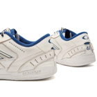 Balenciaga Men's Hamptons Worn Out Sneaker in White/Blu
