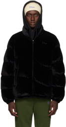 Dime Black Quilted Puffer Jacket