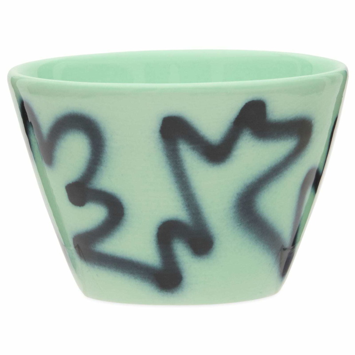 Photo: Frizbee Ceramics Super Cup Large - 250ml in Green Pizza 