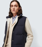 Brunello Cucinelli - Wool-blend down vest