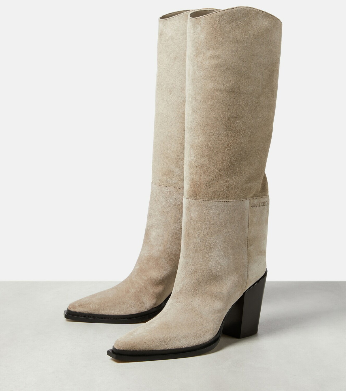 Jimmy Choo Cece 80 suede knee-high boots