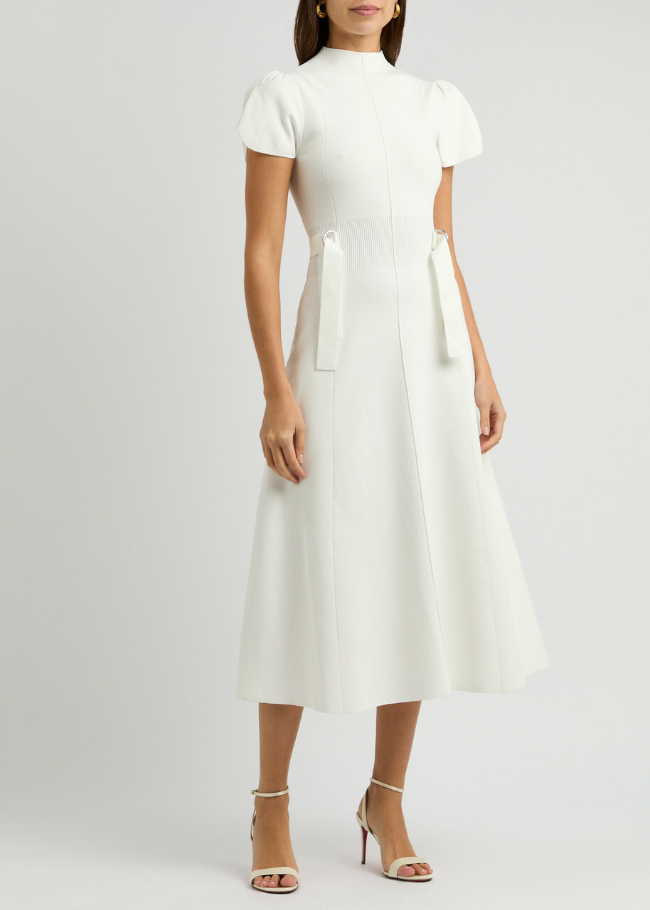 3.1 Phillip Lim Knitted Midi Dress Ivory 3.1 Phillip Lim