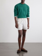 Drake's - 77 Appliquéd Cotton-Jersey T-Shirt - Green