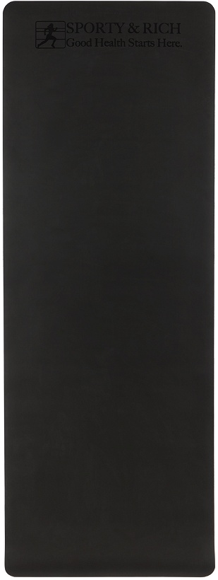 Photo: Sporty & Rich SSENSE Exclusive Black Yoga Mat