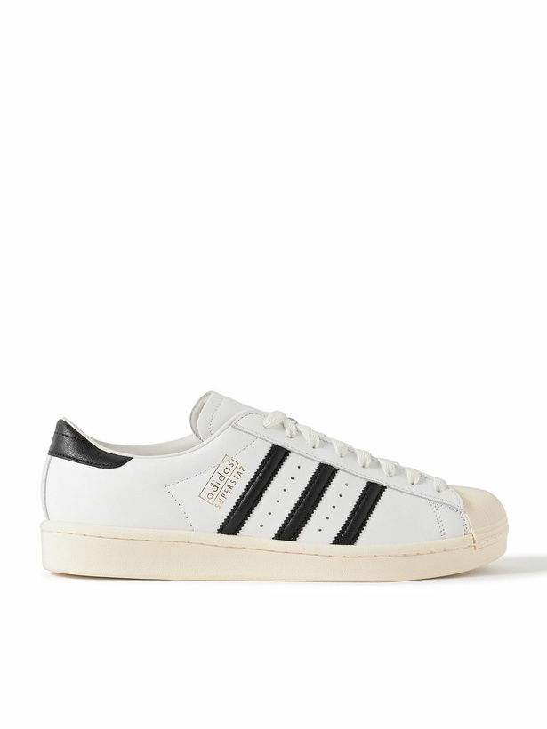 Photo: adidas Originals - Superstar Vintage Made in Germany Leather Sneakers - White
