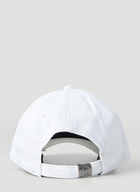 Script Baseball Cap in White