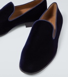 Gianvito Rossi Jean velvet loafers