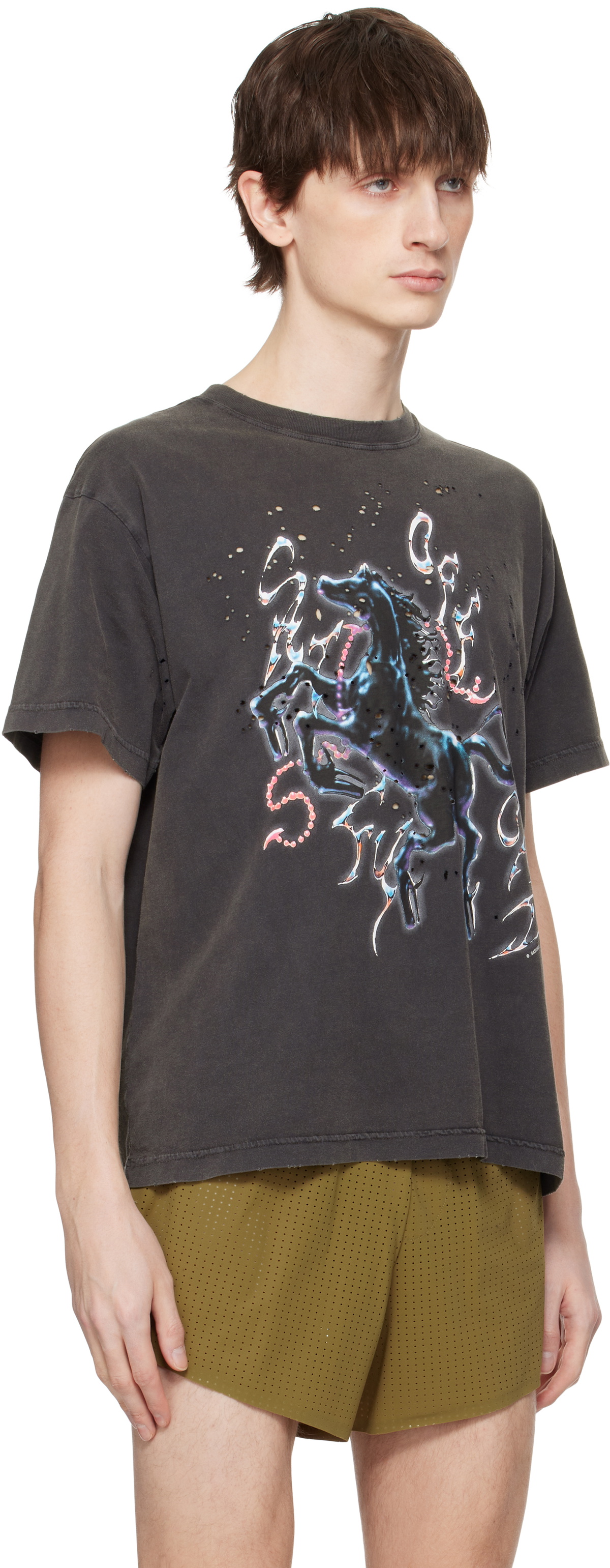 Satisfy Black MothTech T-shirt Satisfy