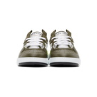 Givenchy White and Khaki Wing Sneakers