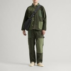Service Works Men's Patchwork Utility Chef Pants in Green
