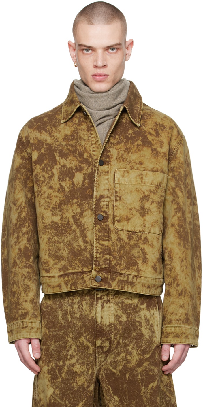 Photo: LEMAIRE Brown Boxy Trucker Jacket