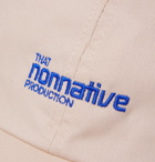 nonnative - Logo-Embroidered Cotton-Twill Baseball Cap - Neutrals