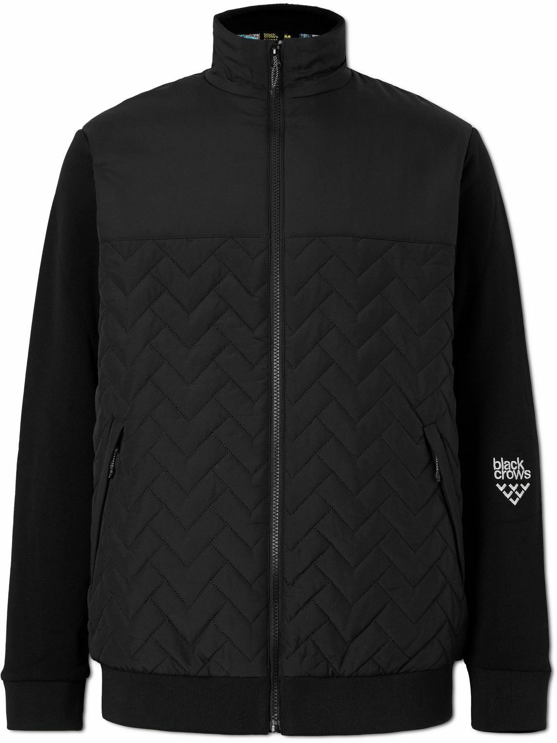 Photo: Black Crows - Ferus Quilted Recycled-Ripstop and Polartec® Power Stretch® Pro™ Jacket - Black