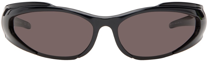Photo: Balenciaga Black Oval Sunglasses