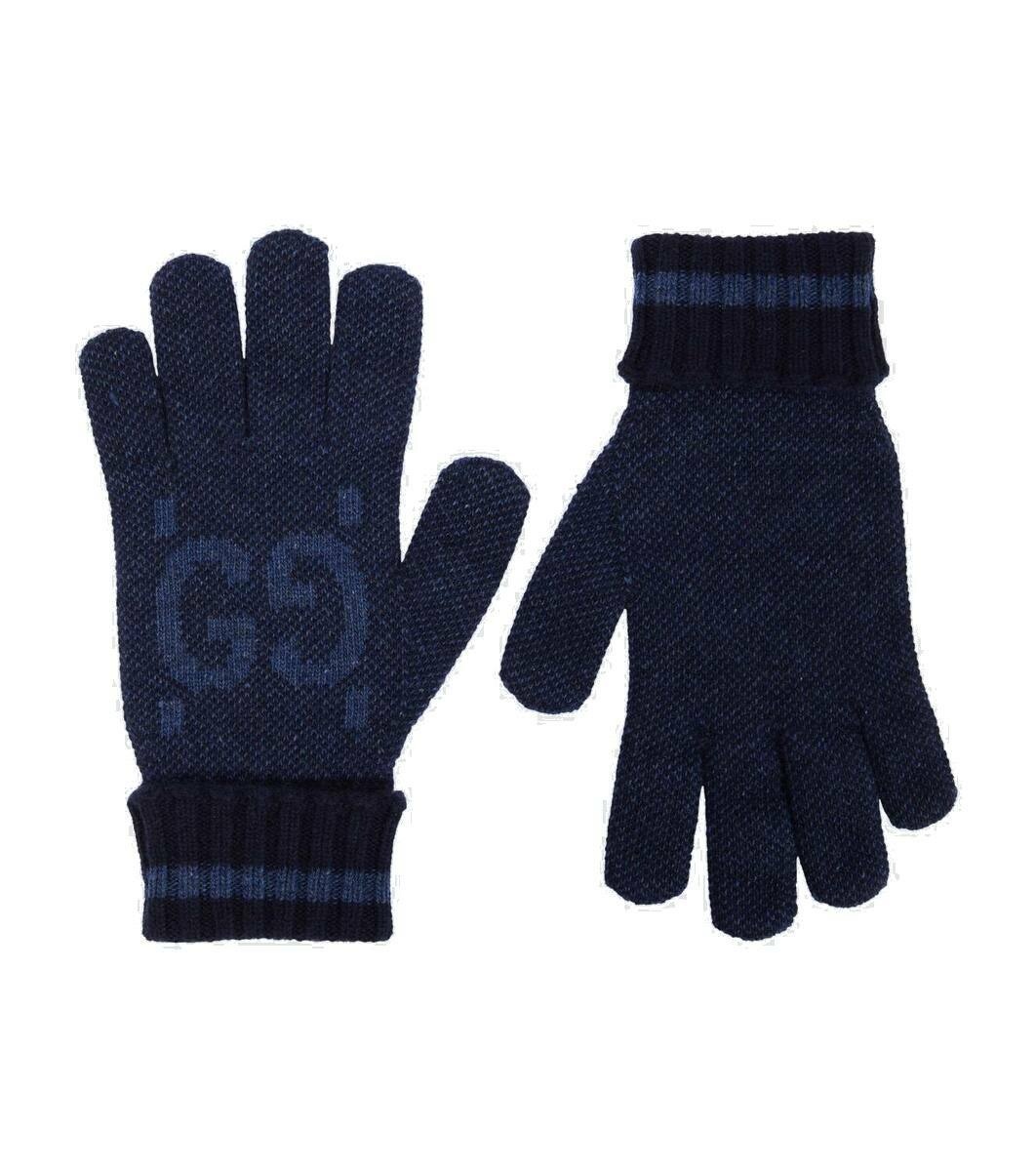 Photo: Gucci GG cashmere gloves