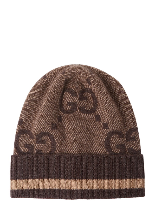 Photo: Gucci Logo Knit Beanie Hat