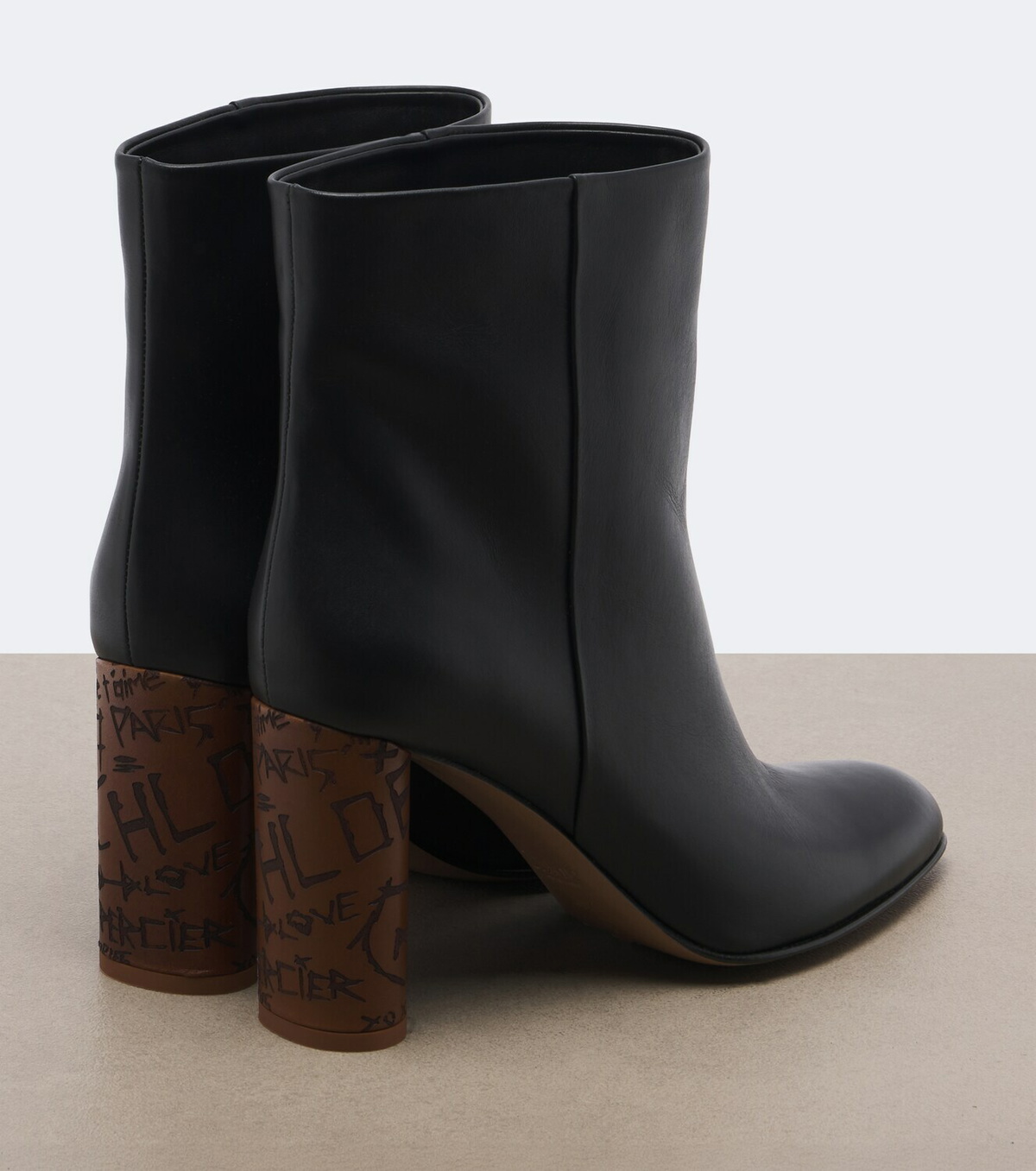 Chloé Maxime leather ankle boots
