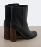 Chloé Maxime leather ankle boots
