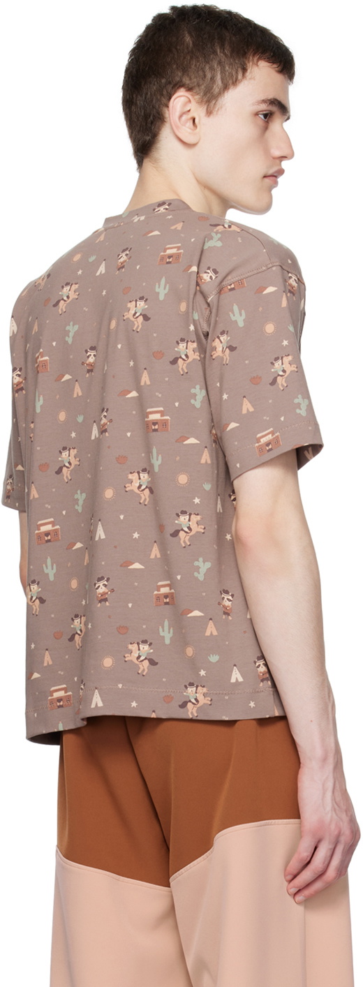 CHLOé NARDIN Brown Graphic T-Shirt