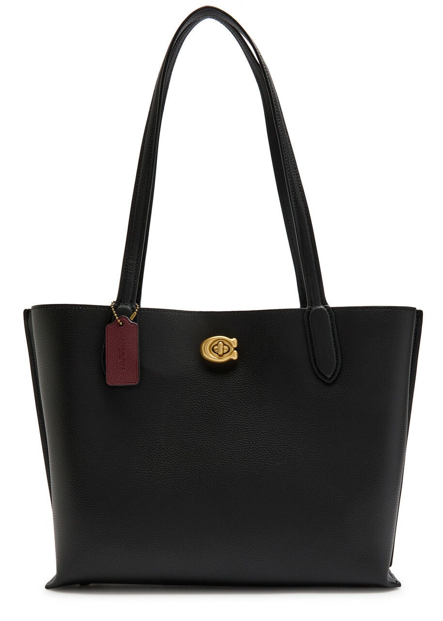 Coach Willow Pebbled Leather Tote bag - Black - One Size