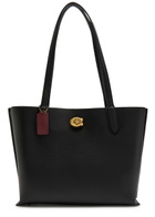 Coach Willow Pebbled Leather Tote bag - Black - One Size