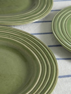 The Conran Shop - Amberley Set of Four Glazed Stoneware Dinner Plates, 23cm