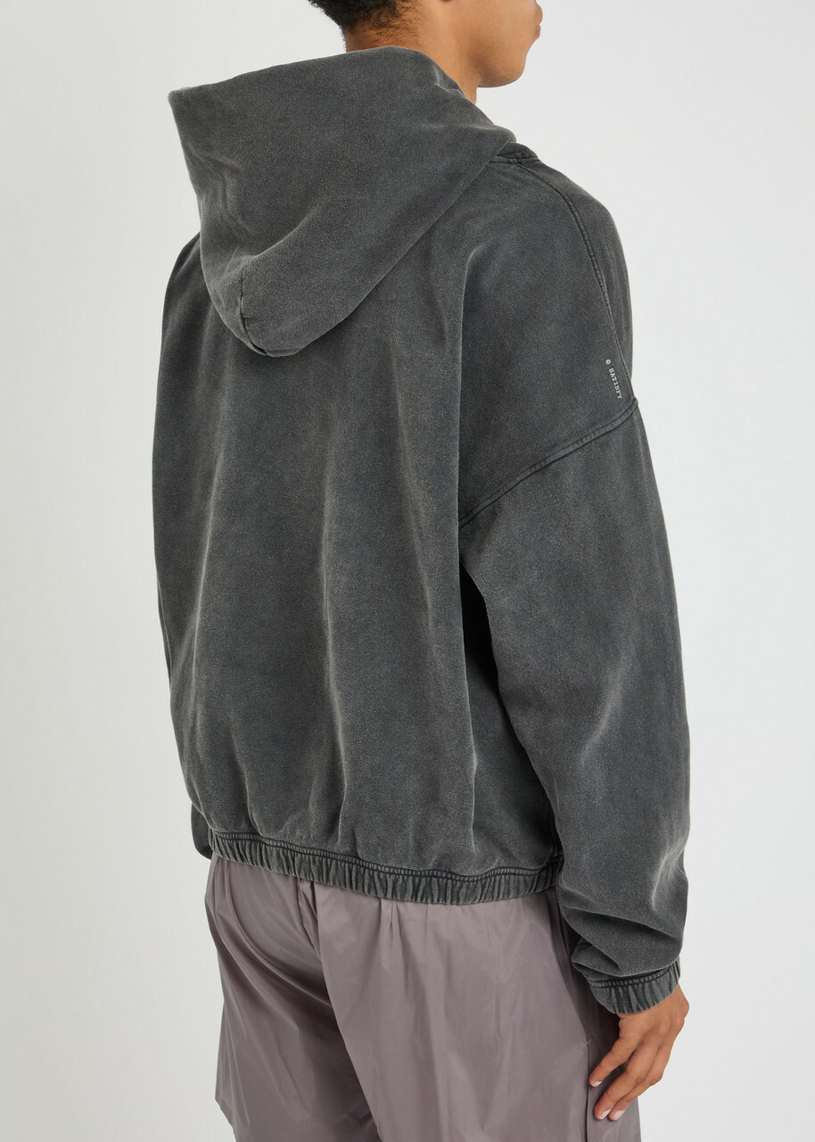 Satisfy Softcell Hooded Cotton Sweatshirt Black