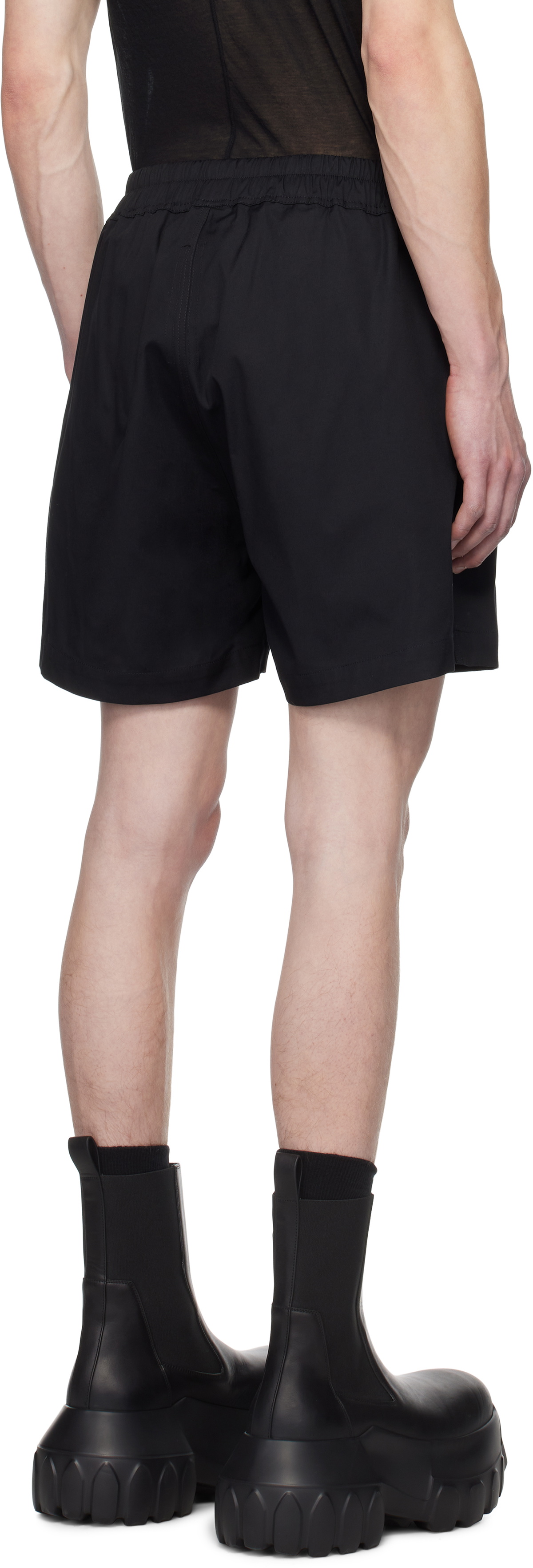 Rick Owens Black Hollywood Bela Boxer Shorts Rick Owens
