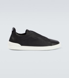 Zegna - Triple Stitch leather sneakers