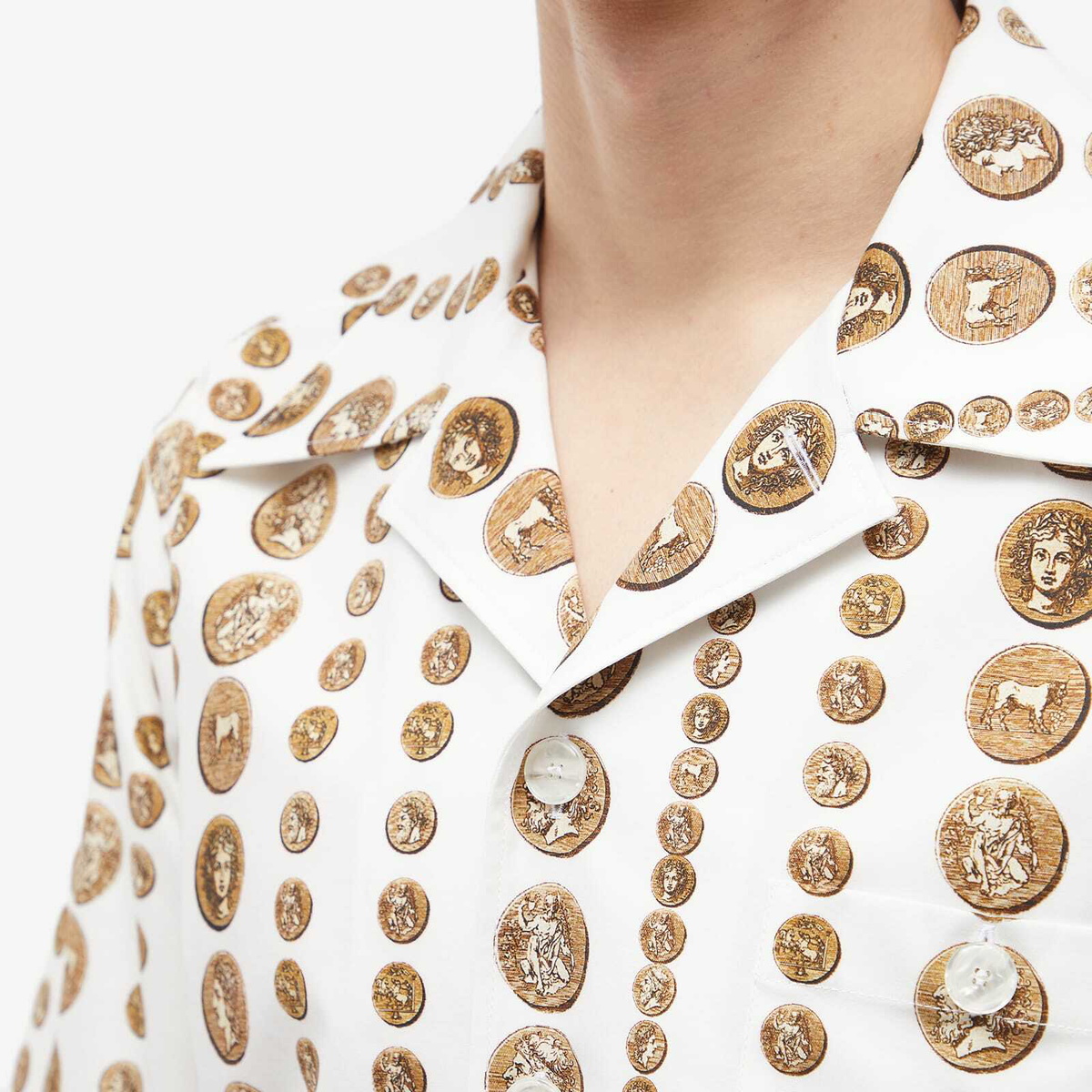 Escarpins Dolce & Gabbana (D&G) Blanc Verni à Coins Cuir - Talons Compensés - Pointure 39.5 - Neuf En Boîte