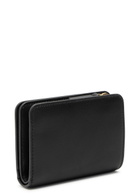 Marc Jacobs Designer Plaque Leather Wallet - Black - One Size