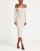 Jacquemus Womens Midi dress in Beige