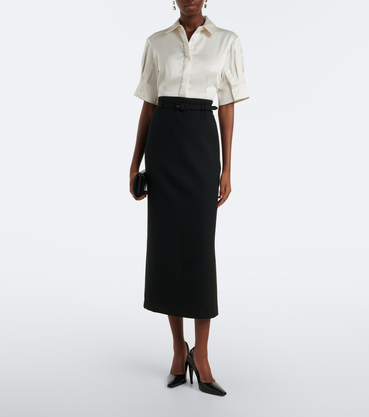 Simkhai Alvera twill midi dress