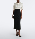 Simkhai Alvera twill midi dress