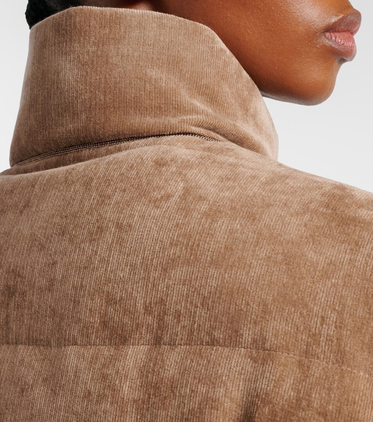 Brunello Cucinelli Monili corduroy down vest
