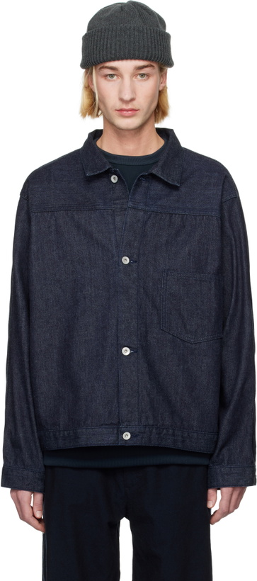 Photo: nanamica Indigo Short Denim Jacket