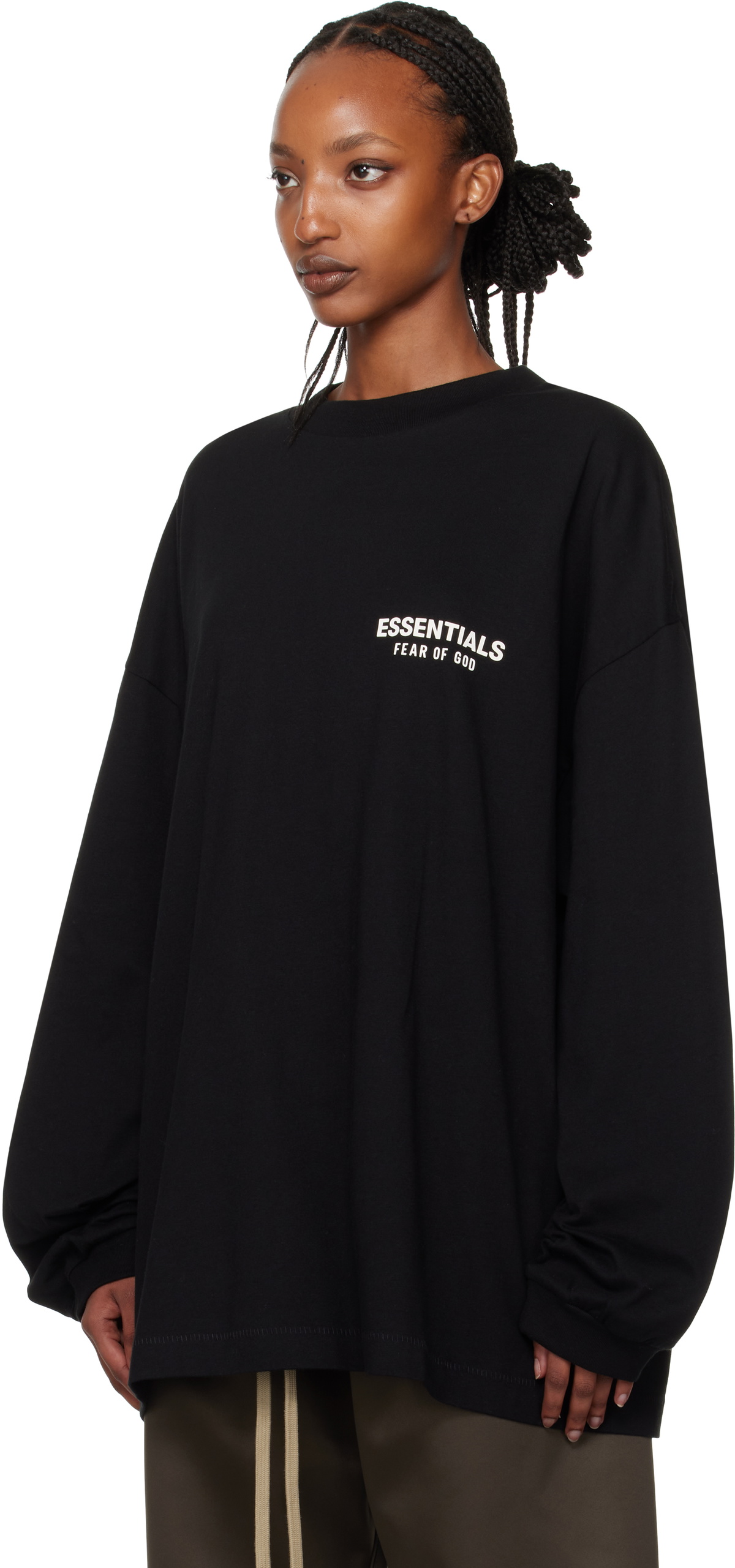 国内発送☆FEAR OF GOD☆JERSEY LONG SLEEVE TEE/BLACK 125BT242010F_HEAVYLONGSLEEVETE